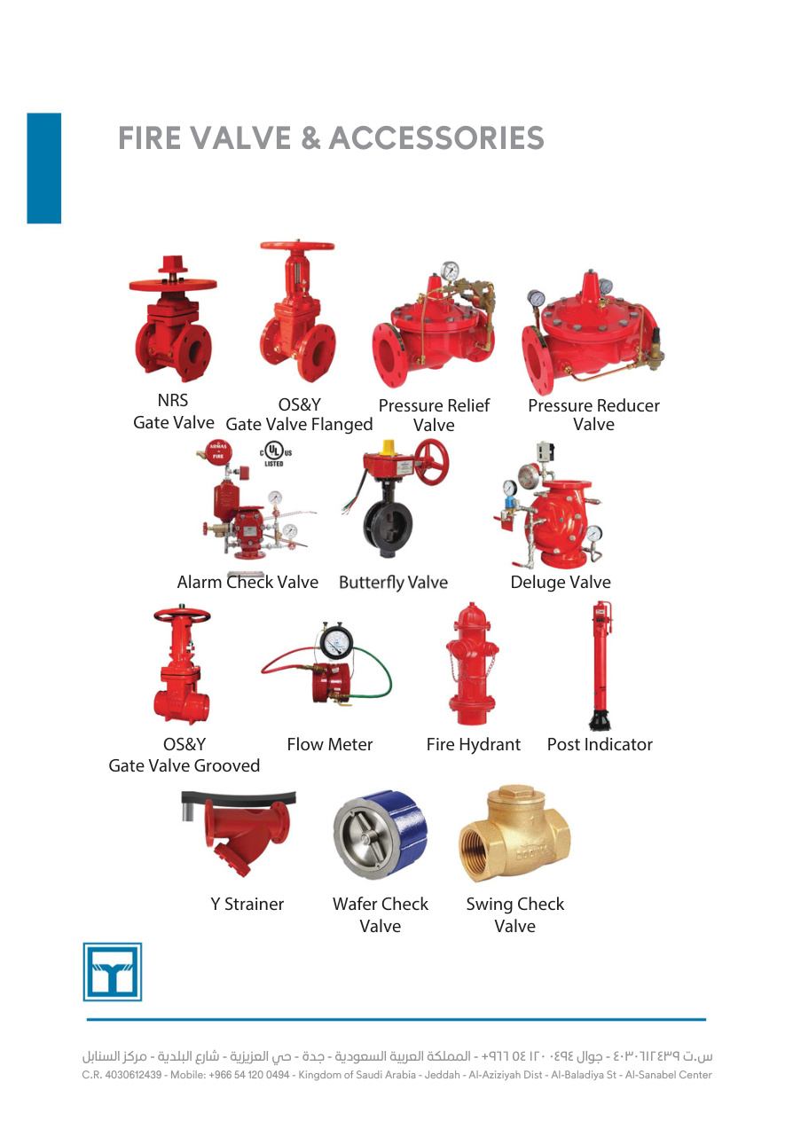 Fire Valve and Accessories